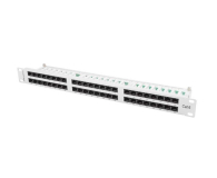 LANBERG Patch Panel 48 Port 1U Kat.6 szary PPU6-1048-S - 457384 - zdjęcie 4